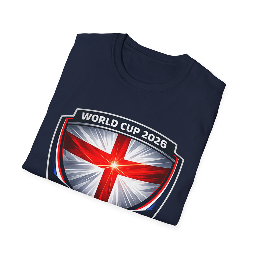 England World Cup 2026 Soccer Shield T-Shirt — ENG Shield Football Soccer Fan Tee