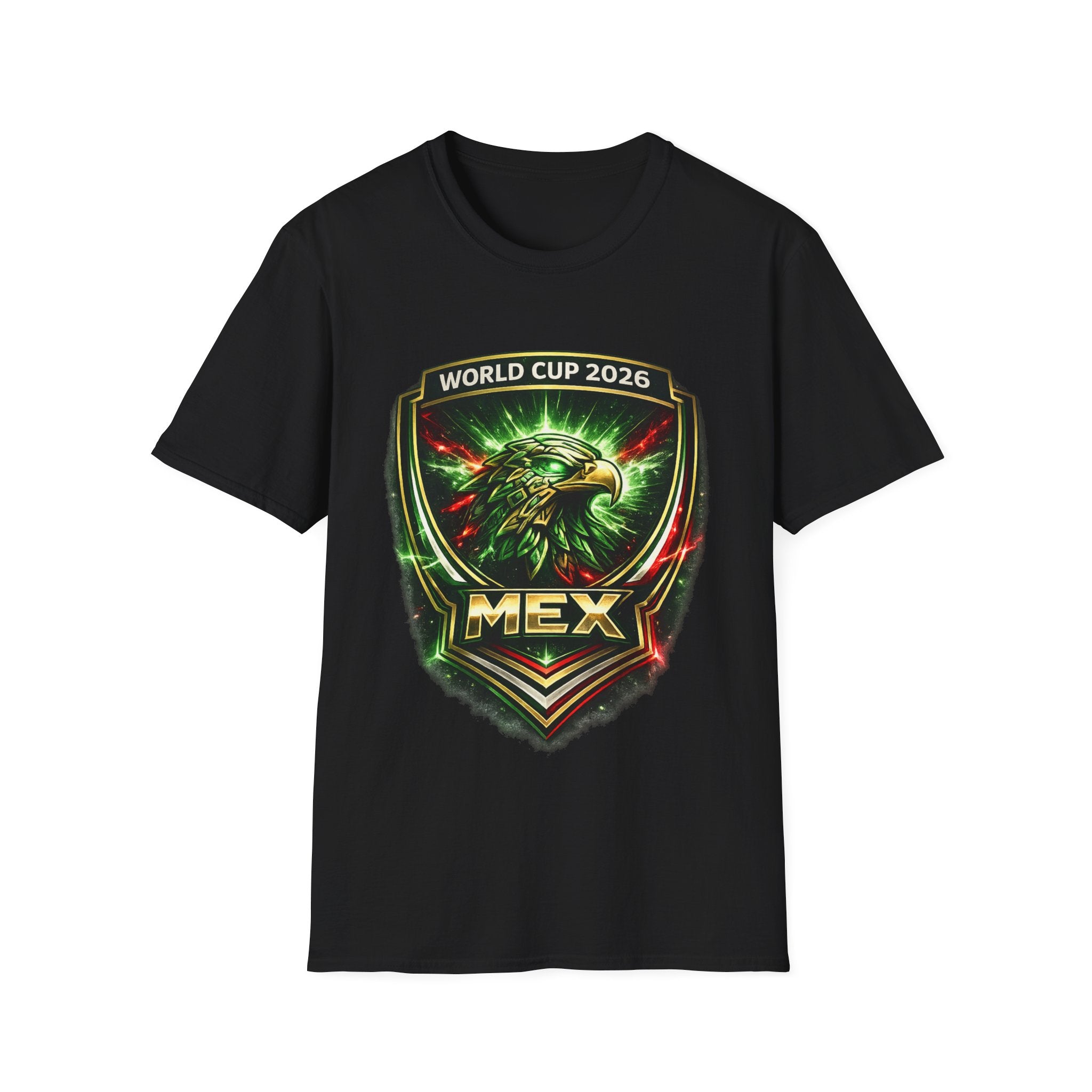 Mexico World Cup 2026 Soccer T-Shirt — MEX Eagle Crest Fan Tee