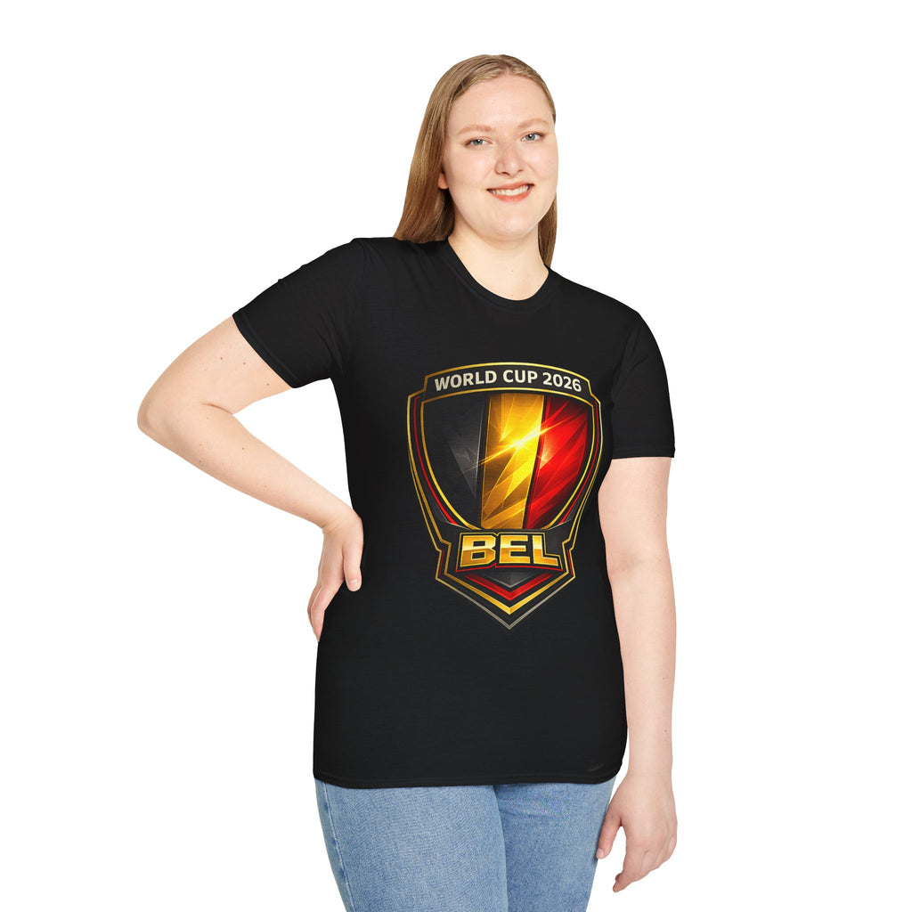 Belgium World Cup 2026 Shield T-Shirt — BEL Football Fan Tee