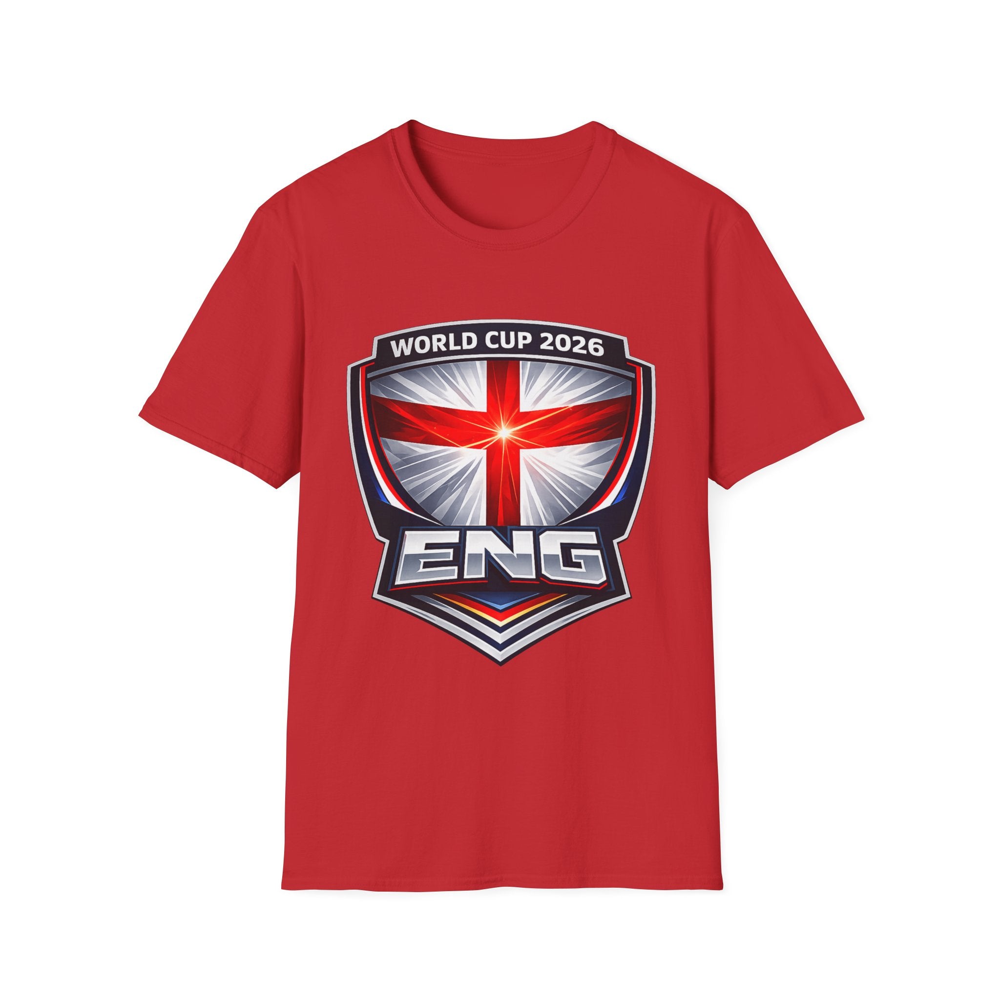 England World Cup 2026 Soccer Shield T-Shirt — ENG Shield Football Soccer Fan Tee