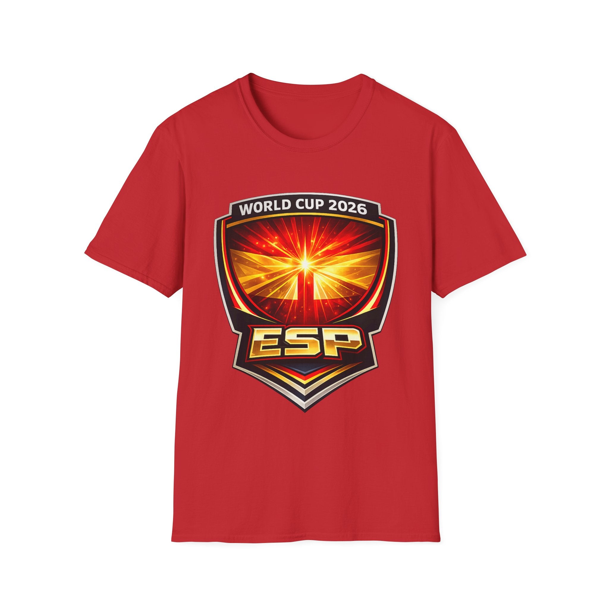 World Cup 2026 Spain Team Crest T-Shirt — Spanish Football Fan Shirt
