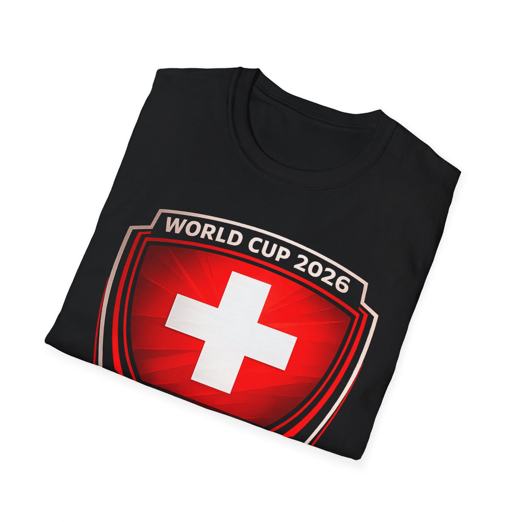 Switzerland World Cup 2026 T-Shirt – SUI Crest Soccer Fan Tee