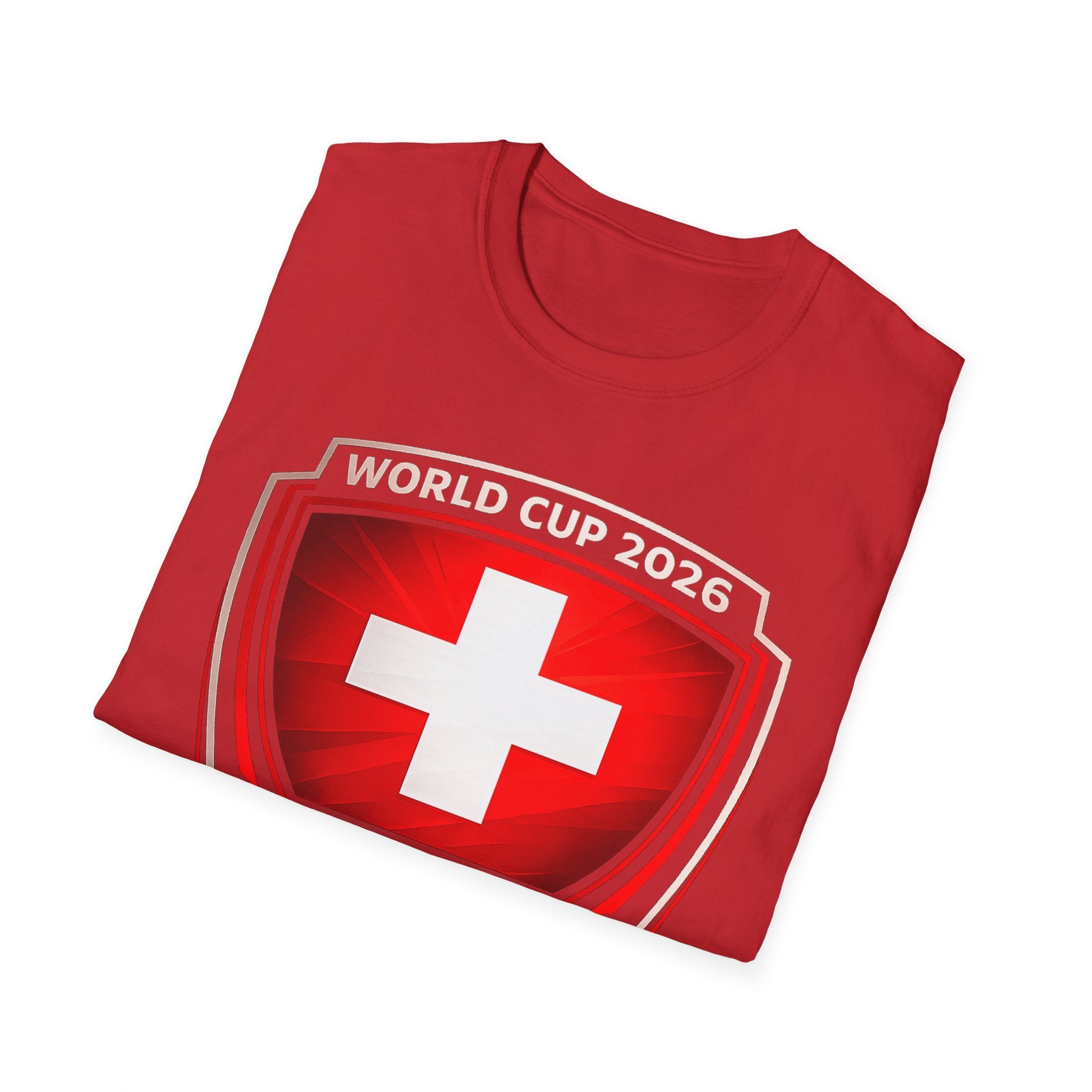 Switzerland World Cup 2026 T-Shirt – SUI Crest Soccer Fan Tee