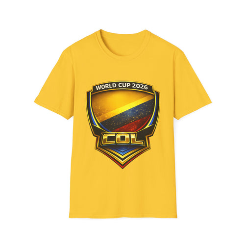 Colombia World Cup 2026 T-Shirt – COL Soccer Crest Tee