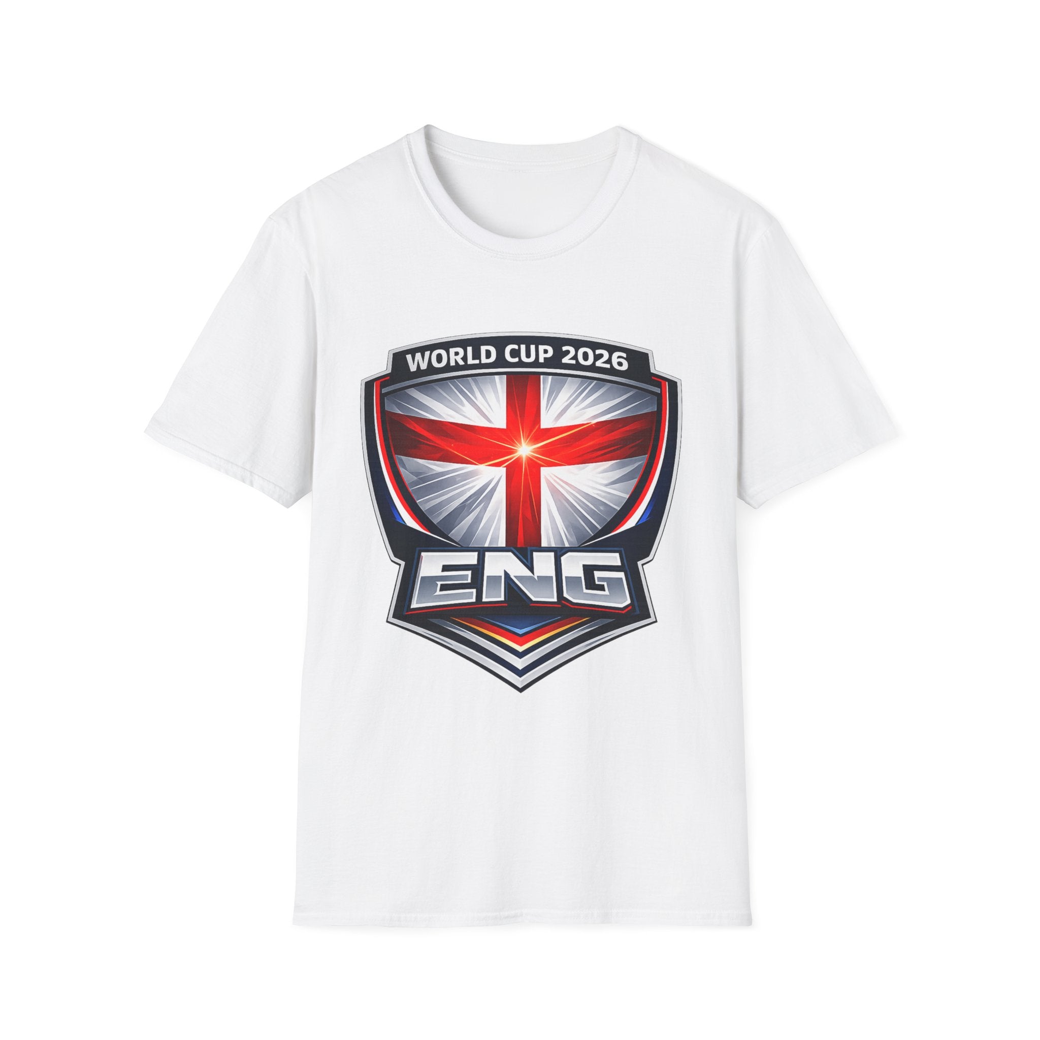 England World Cup 2026 Soccer Shield T-Shirt — ENG Shield Football Soccer Fan Tee