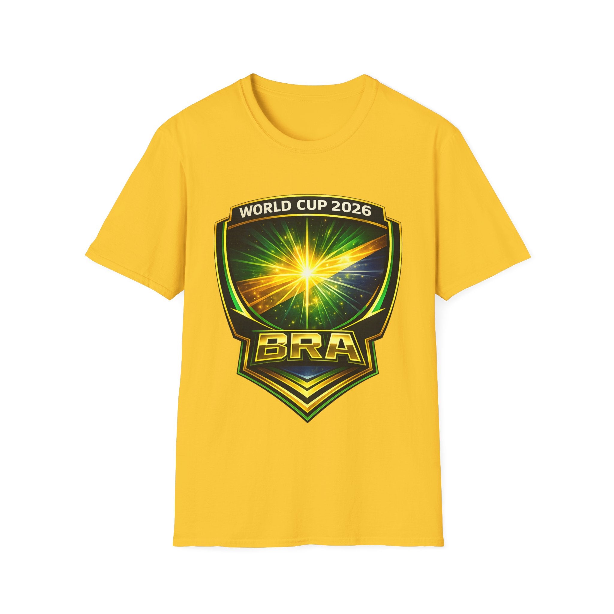 Brazil World Cup 2026 T-Shirt — BRA Crest Soccer Fan Tee