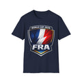 France World Cup 2026 Shield T-Shirt – FRA Tricolor Soccer Tee