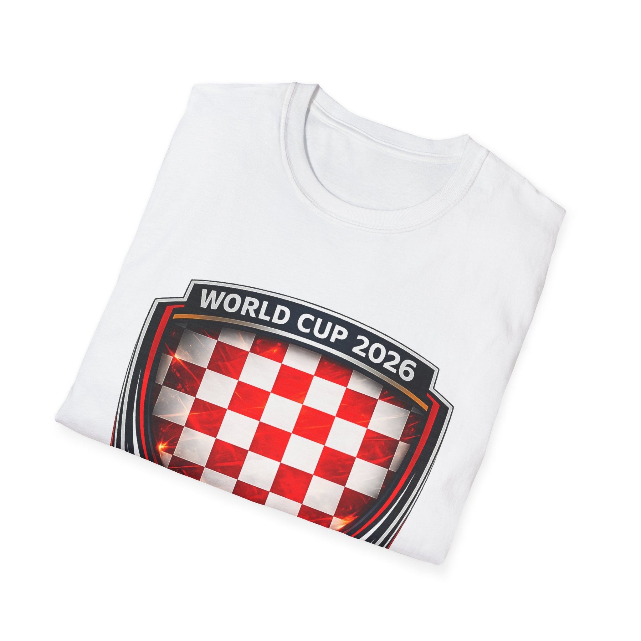 Croatia World Cup 2026 Crest T-Shirt — CRO Soccer Fan Tee