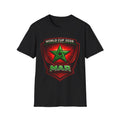 Morocco World Cup 2026 Soccer Shield T-Shirt  — MAR Soccer Fan Tee