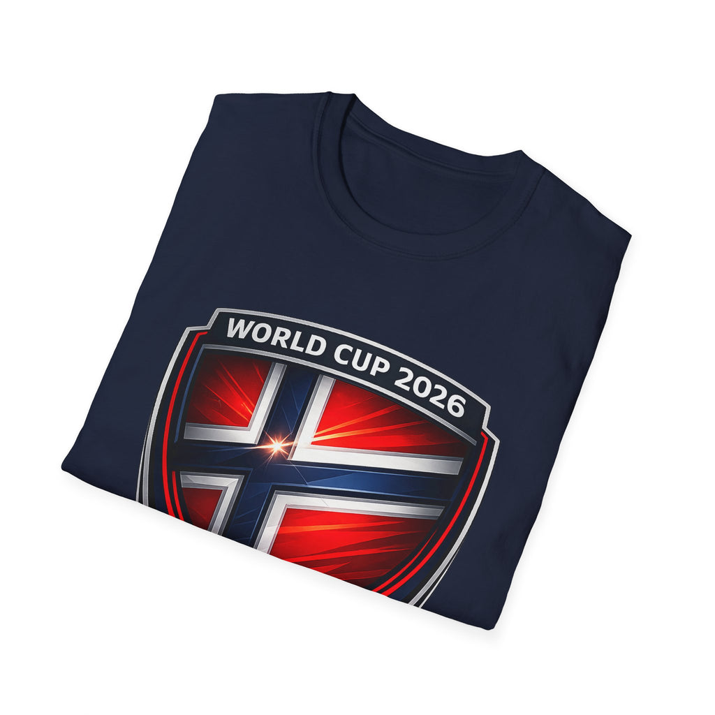 Norway World Cup 2026 Shield T-Shirt – NOR Football Fan Tee