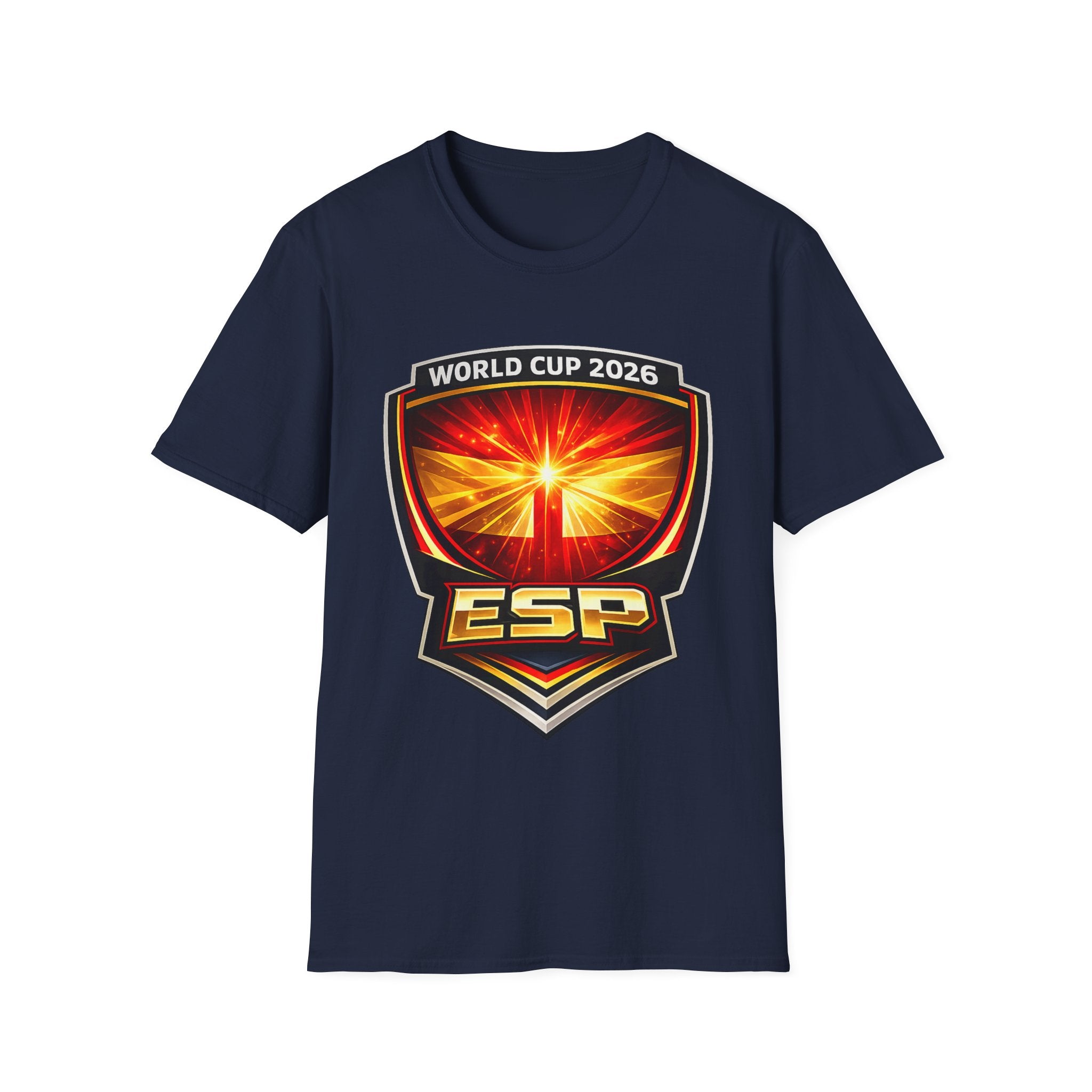 World Cup 2026 Spain Team Crest T-Shirt — Spanish Football Fan Shirt