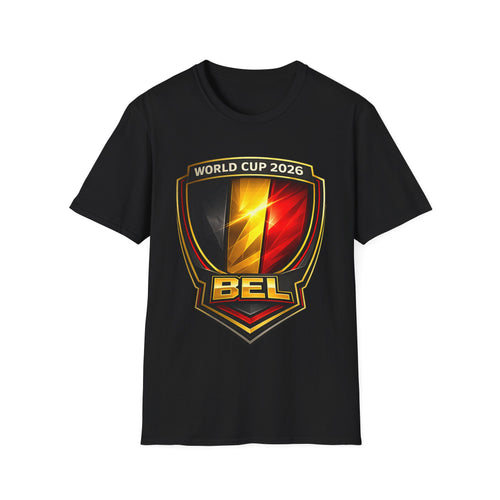 Belgium World Cup 2026 Shield T-Shirt — BEL Football Fan Tee