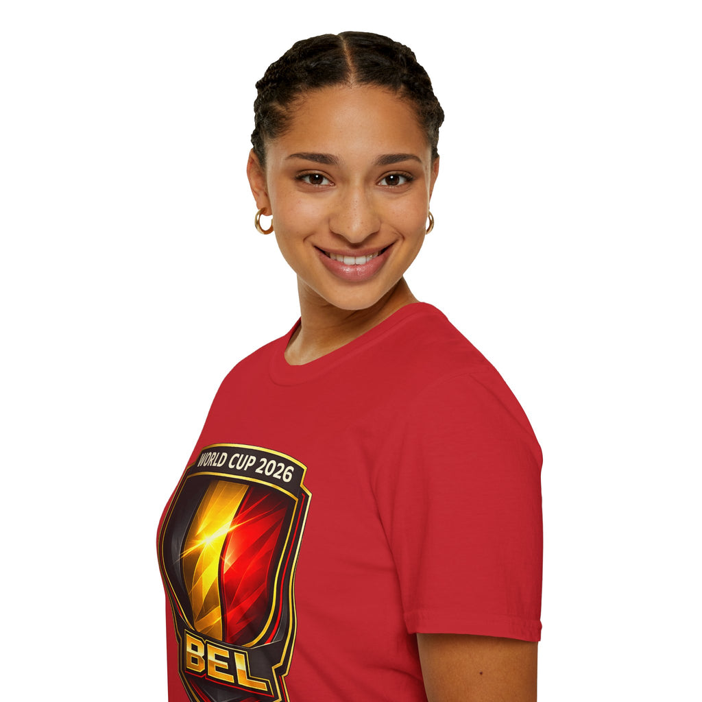 Belgium World Cup 2026 Shield T-Shirt — BEL Football Fan Tee
