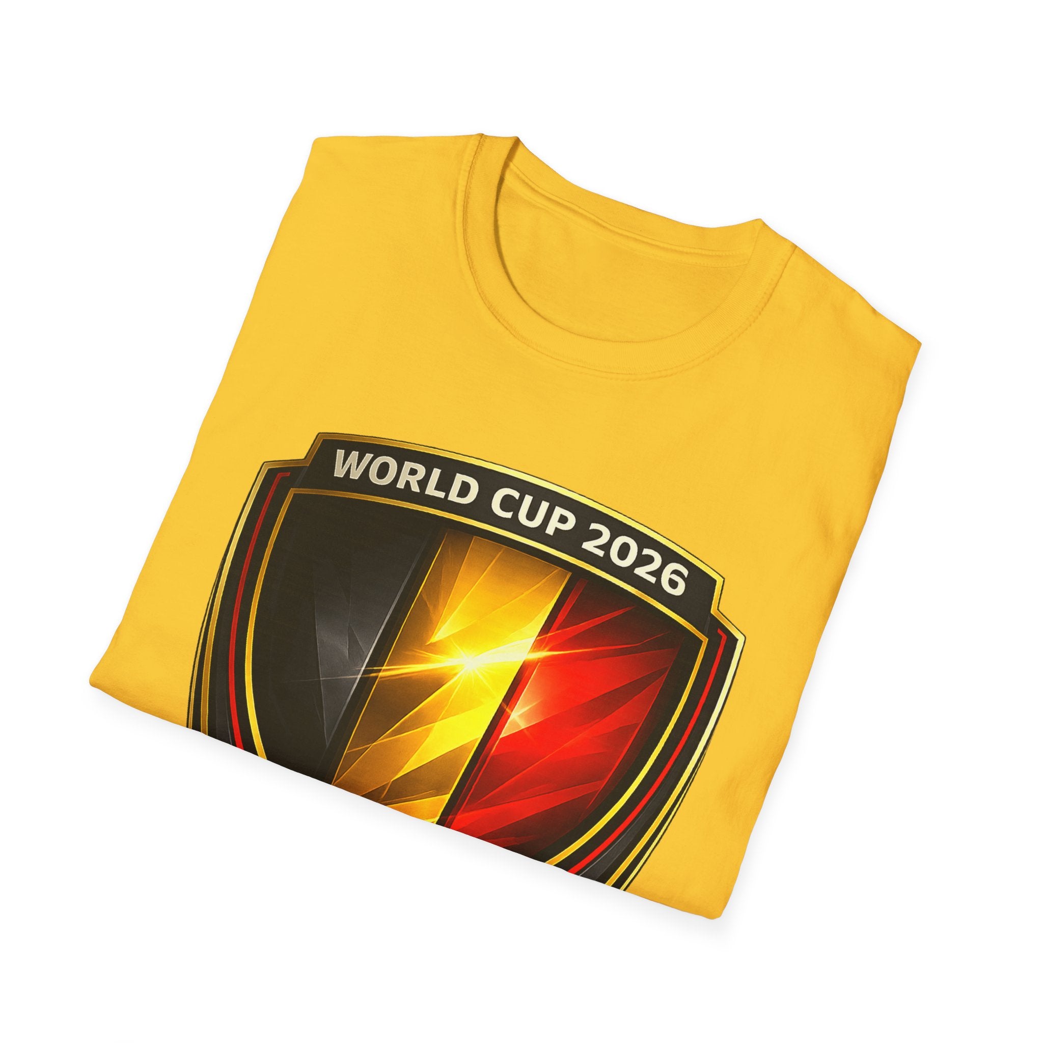 Belgium World Cup 2026 Shield T-Shirt — BEL Football Fan Tee