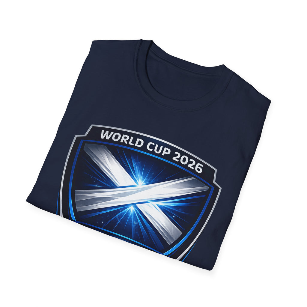 Scotland World Cup 2026 Soccer Shield T-Shirt  — SCT Crest Tee