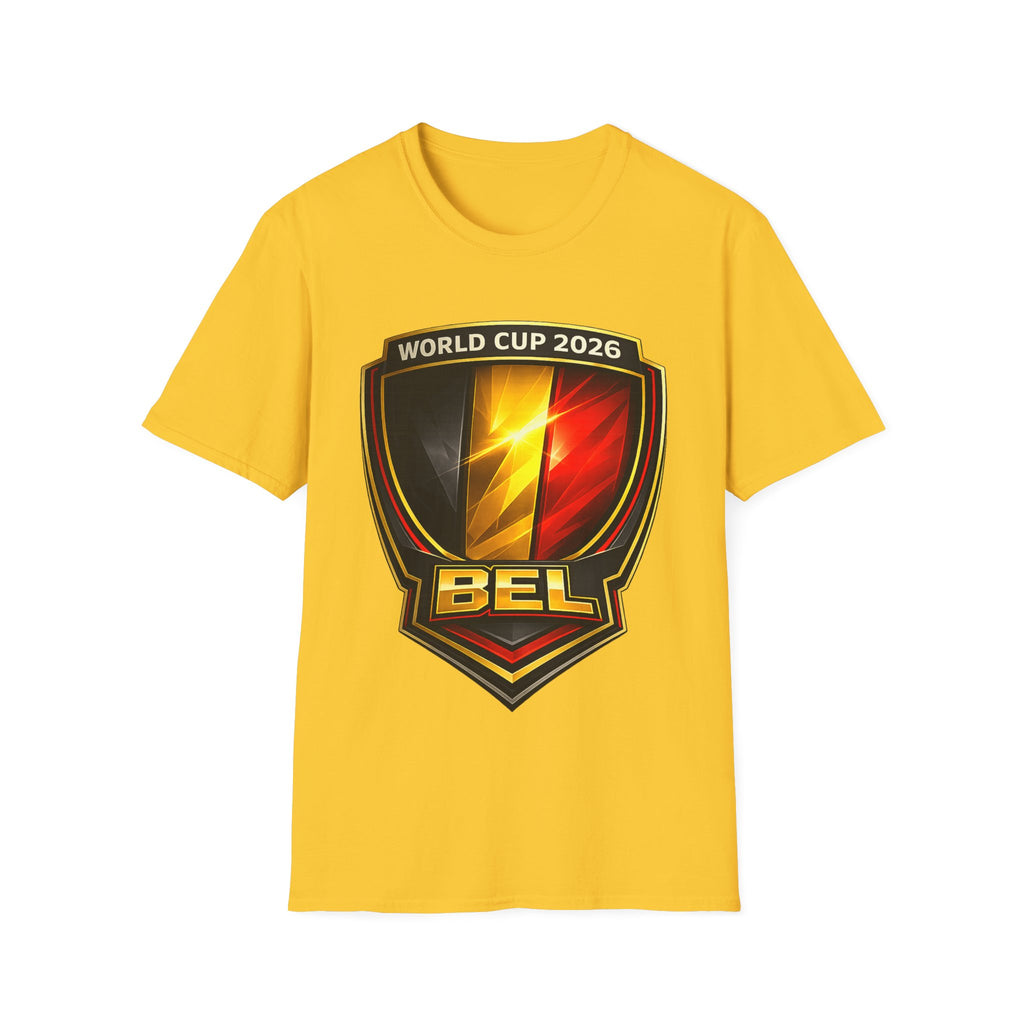 Belgium World Cup 2026 Shield T-Shirt — BEL Football Fan Tee