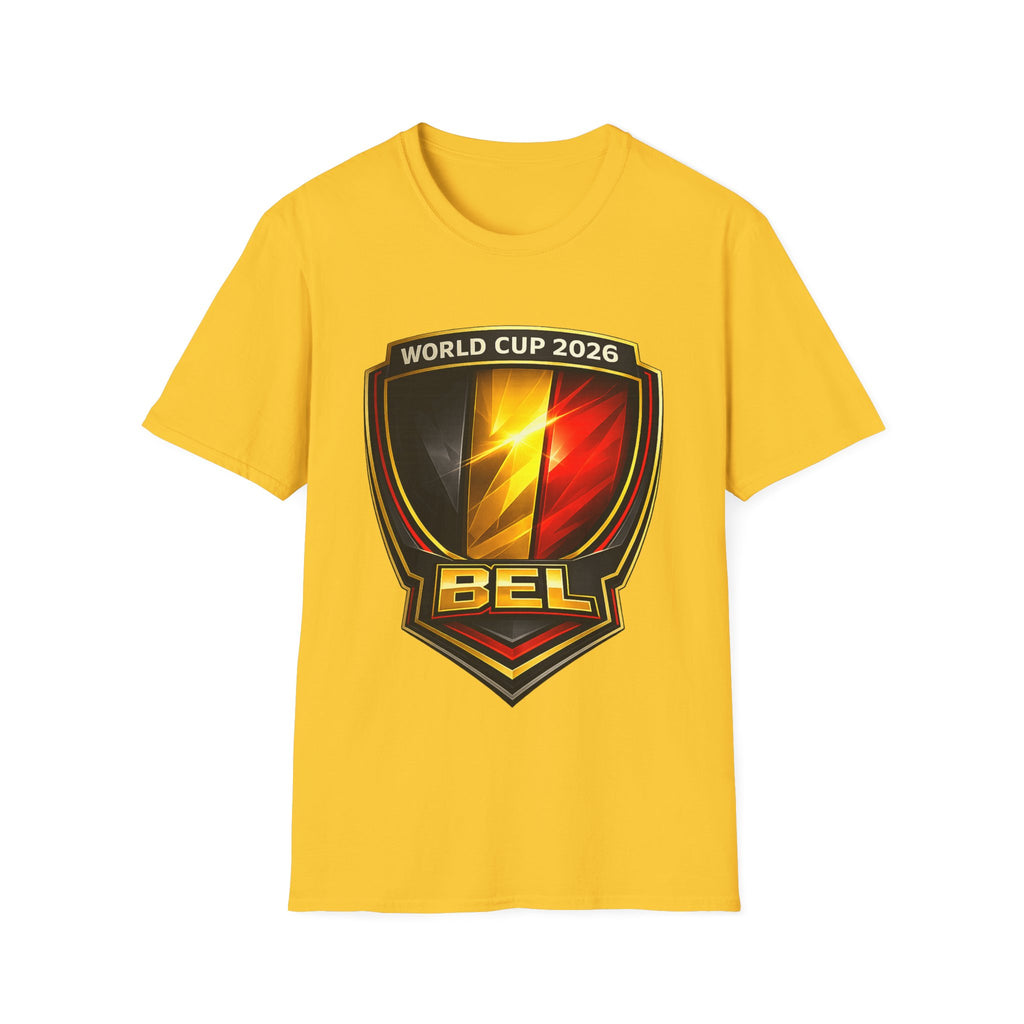 Belgium World Cup 2026 Shield T-Shirt — BEL Football Fan Tee