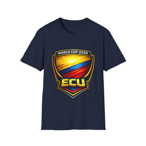 Ecuador World Cup 2026 Soccer T-Shirt — ECU Crest Football Fan Tee