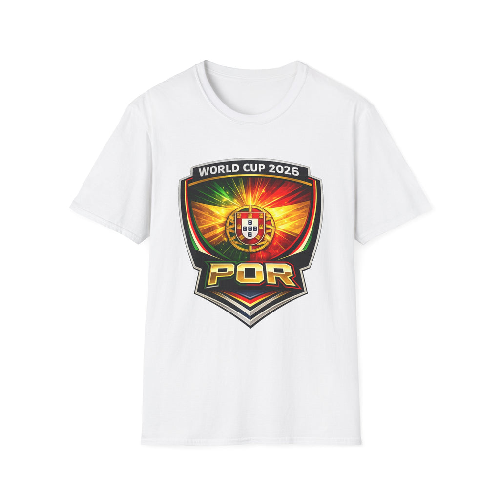 Portugal World Cup 2026 Shield T-Shirt — POR Crest Football Fan Tee