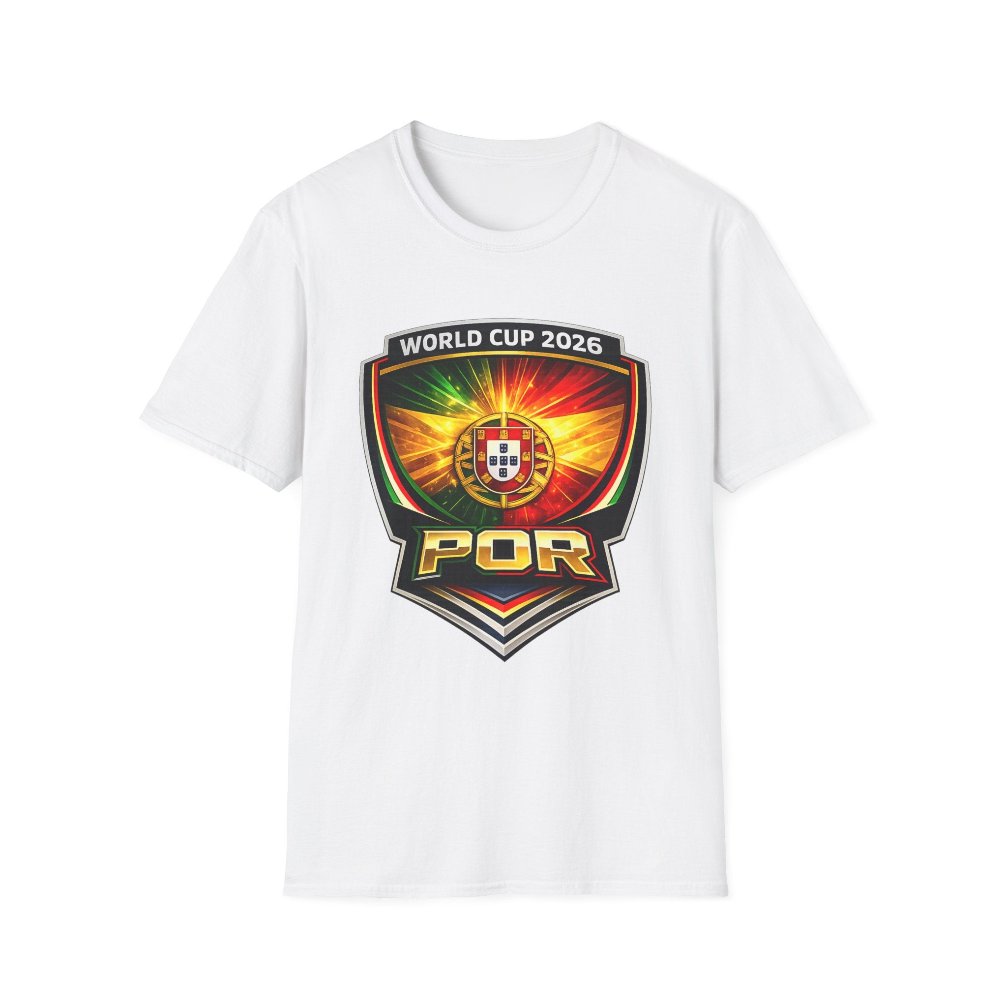 Portugal World Cup 2026 Shield T-Shirt — POR Crest Football Fan Tee