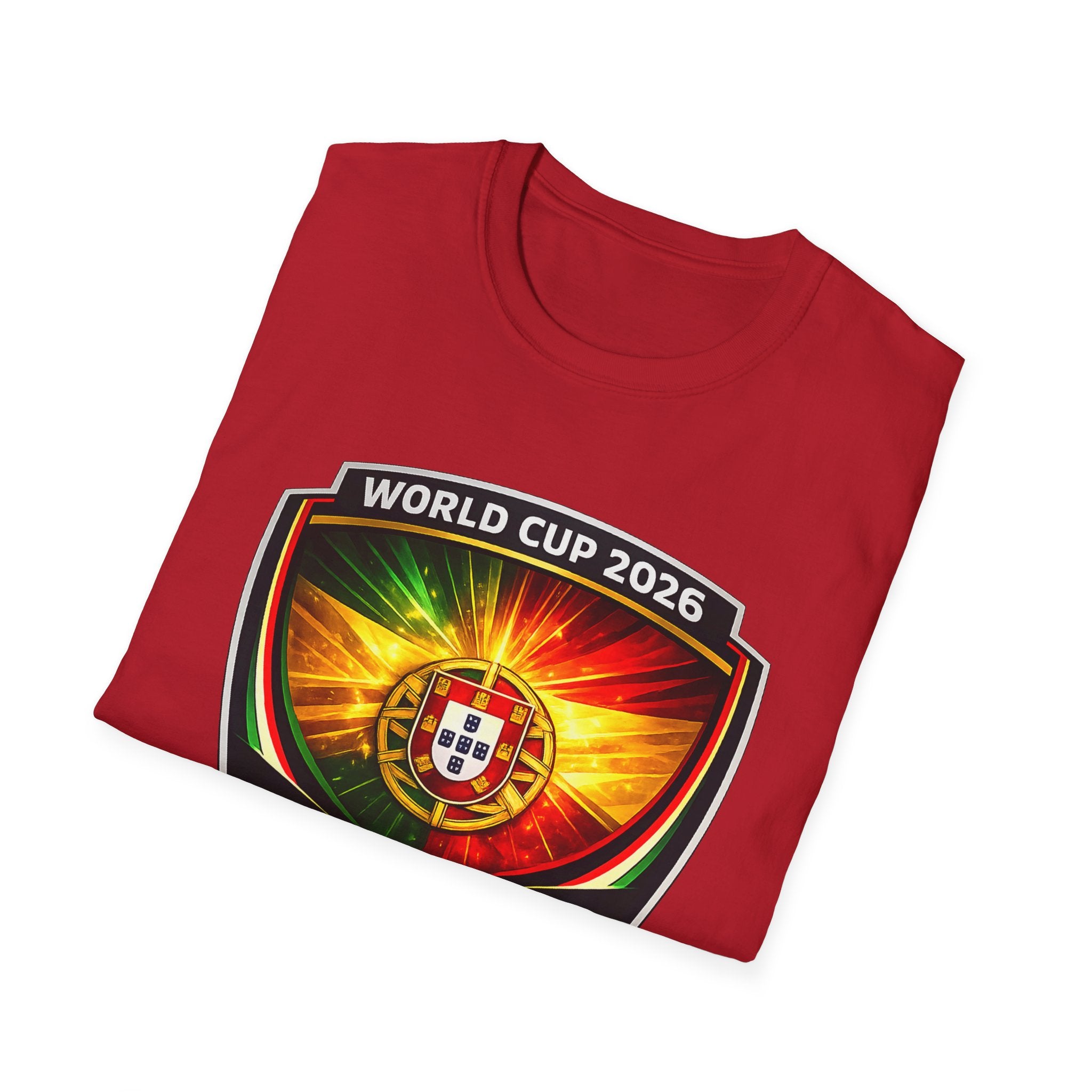 Portugal World Cup 2026 Shield T-Shirt — POR Crest Football Fan Tee