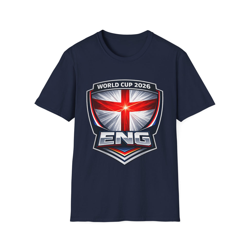 England World Cup 2026 Soccer Shield T-Shirt — ENG Shield Football Soccer Fan Tee