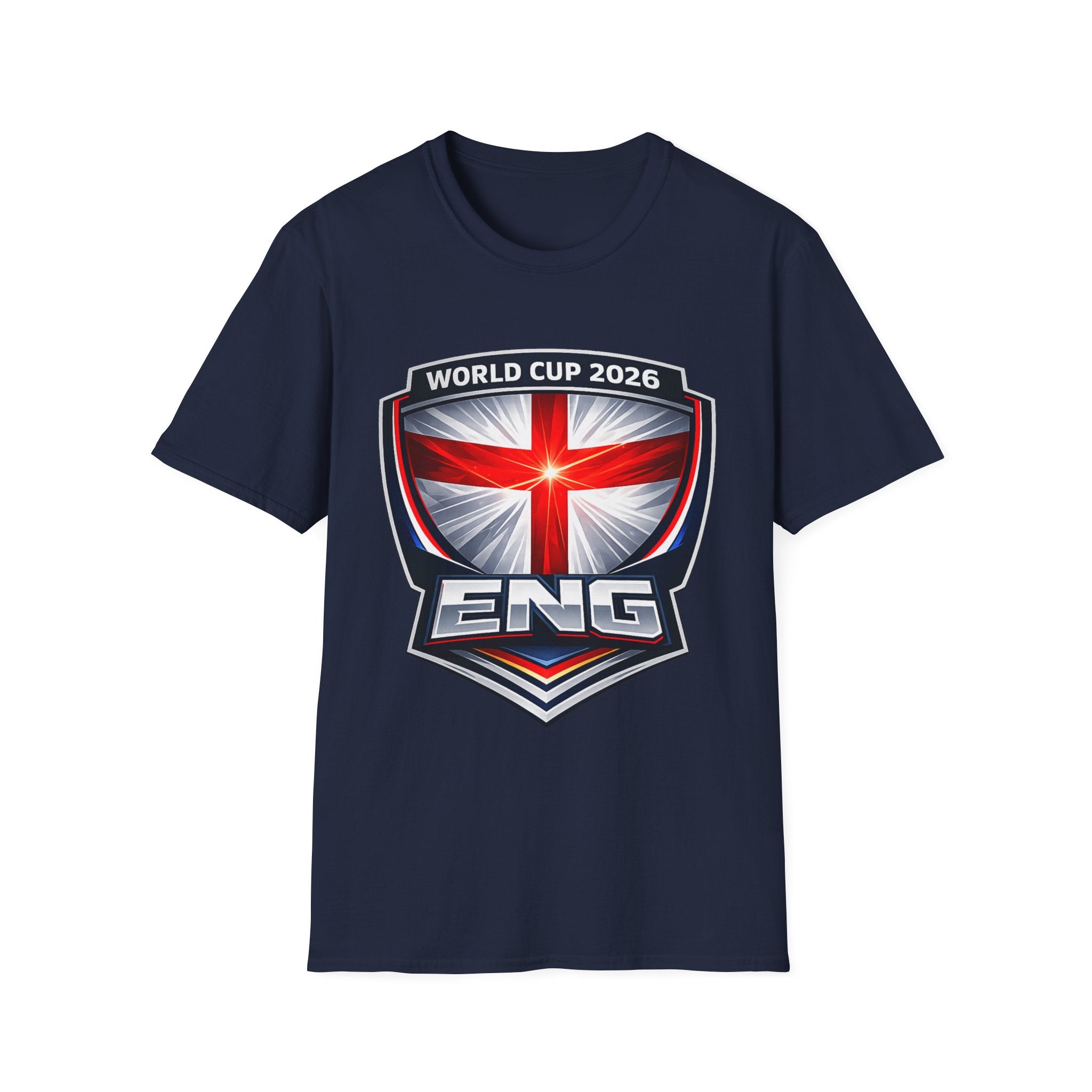 England World Cup 2026 Soccer Shield T-Shirt — ENG Shield Football Soccer Fan Tee