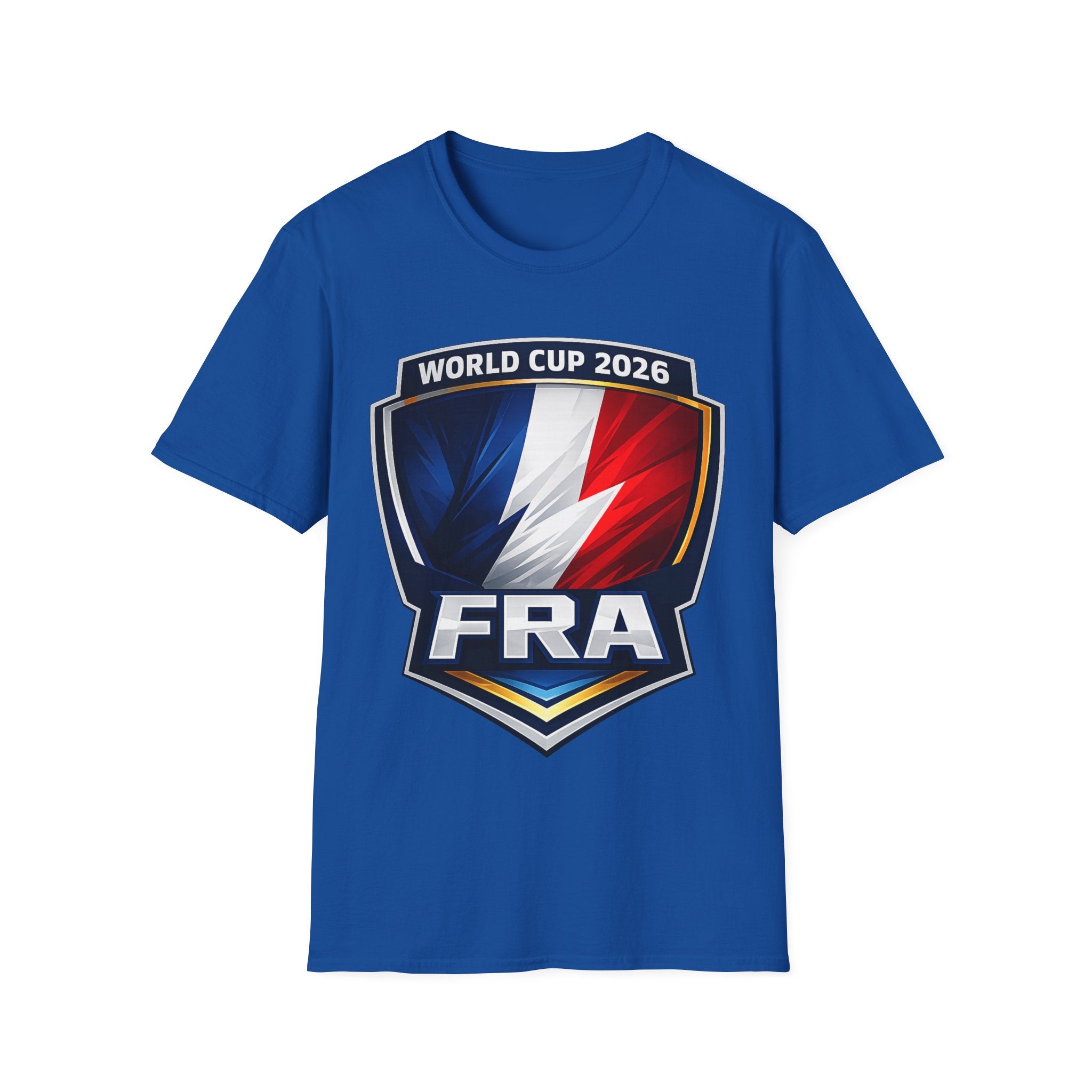 France World Cup 2026 Shield T-Shirt – FRA Tricolor Soccer Tee