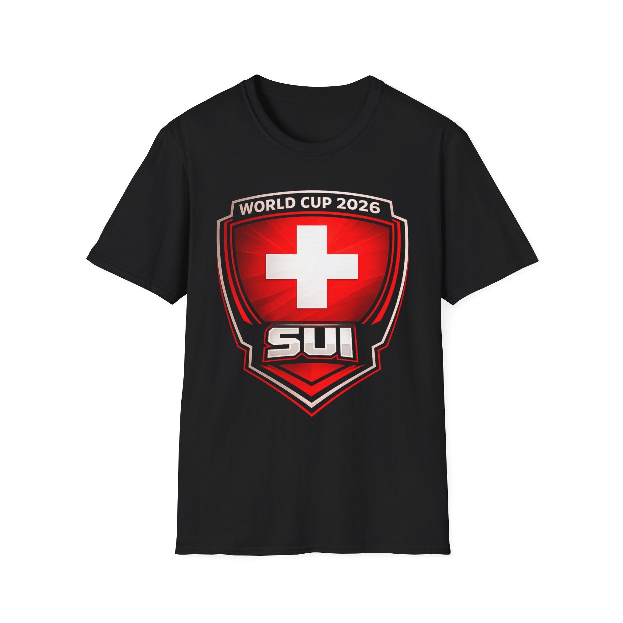 Switzerland World Cup 2026 T-Shirt – SUI Crest Soccer Fan Tee
