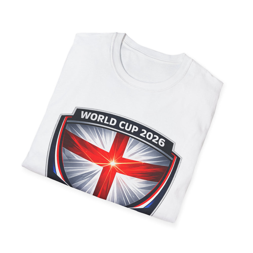 England World Cup 2026 Soccer Shield T-Shirt — ENG Shield Football Soccer Fan Tee