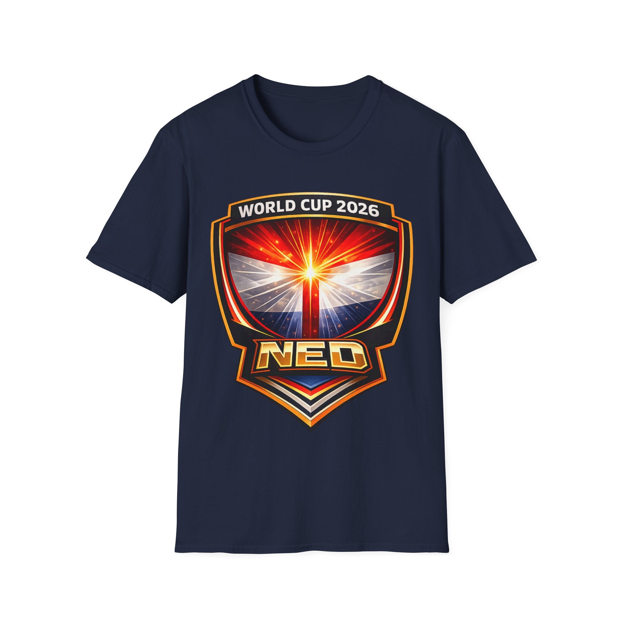 Netherlands World Cup 2026 Soccer Shield T-Shirt NED Crest T-Shirt