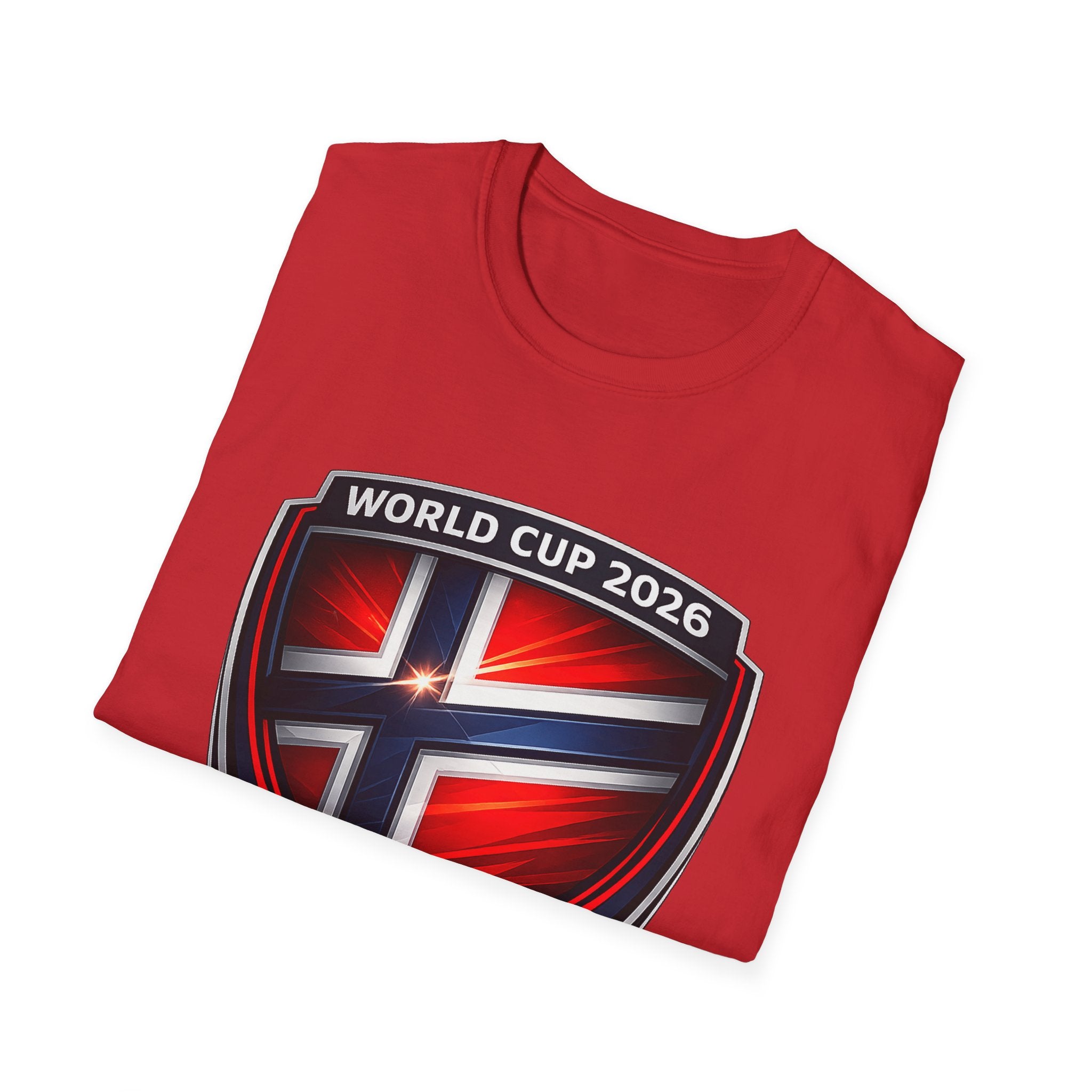 Norway World Cup 2026 Shield T-Shirt – NOR Football Fan Tee
